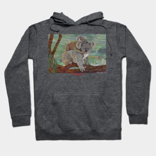 Koalas cuddling Hoodie